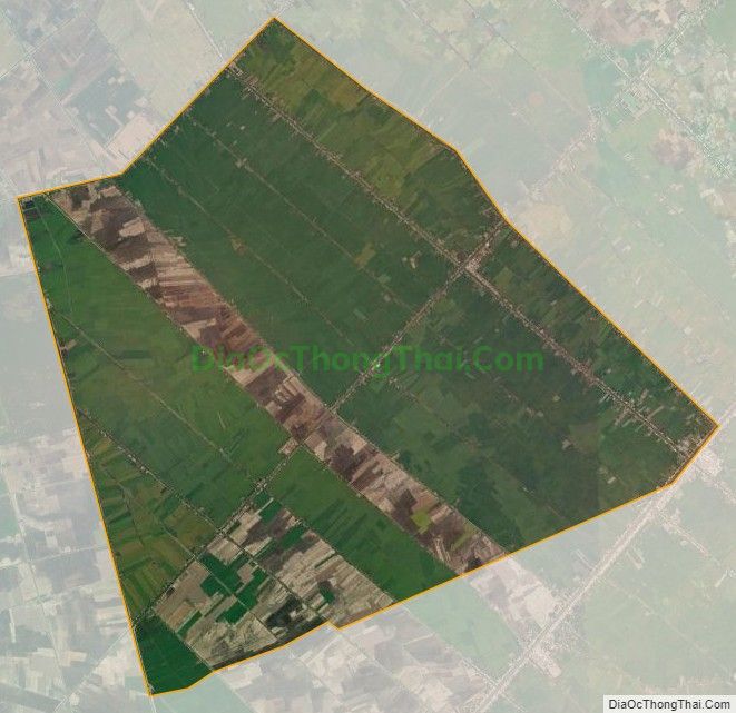 Bản đồ vệ tinh xã Ô Long Vỹ, huyện Châu Phú