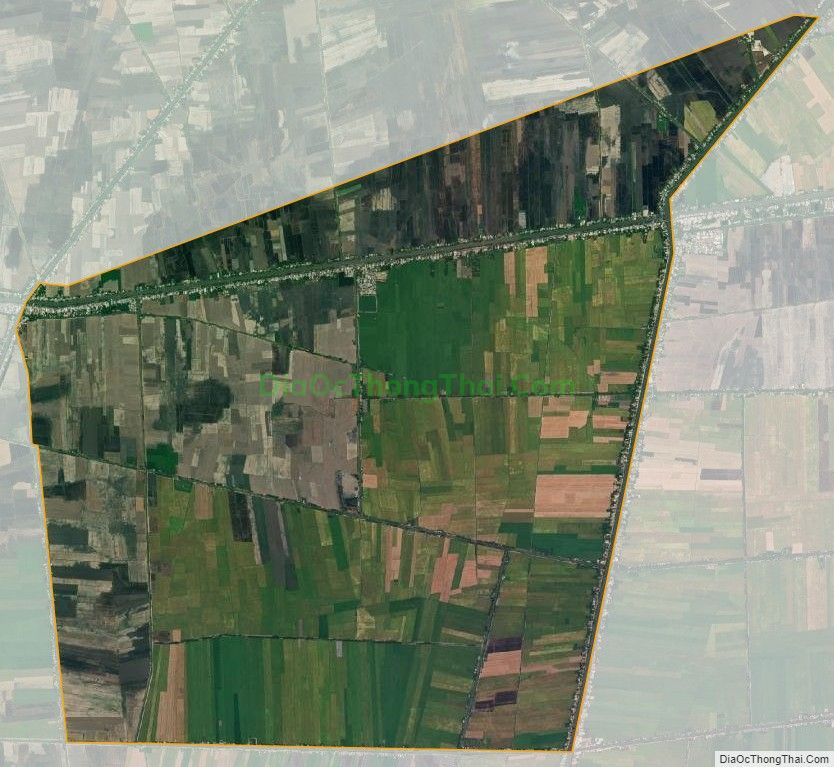 Bản đồ vệ tinh xã Vĩnh An, huyện Châu Thành