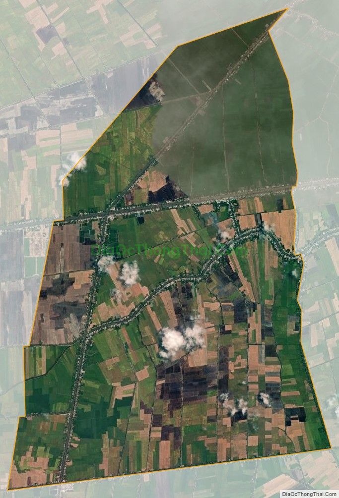 Bản đồ vệ tinh xã Vĩnh Hanh, huyện Châu Thành