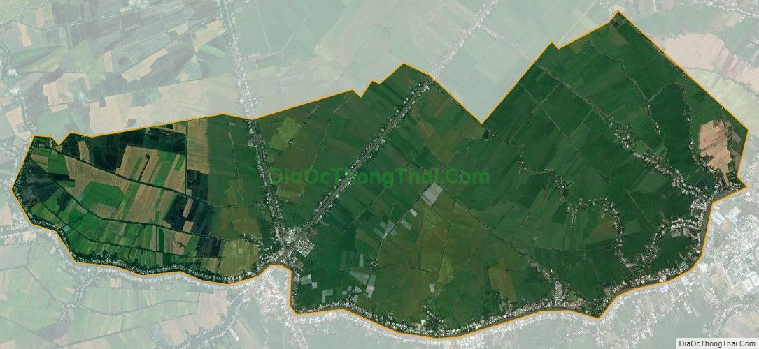 Bản đồ vệ tinh xã Vĩnh Thành, huyện Châu Thành