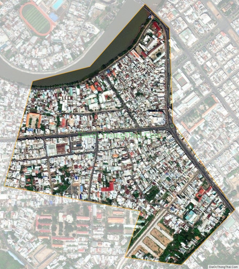 Bản đồ vệ tinh phường Mỹ Xuyên, thành phố Long Xuyên