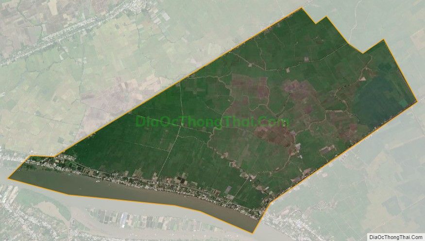 Bản đồ vệ tinh xã Phú Hiệp, huyện Phú Tân