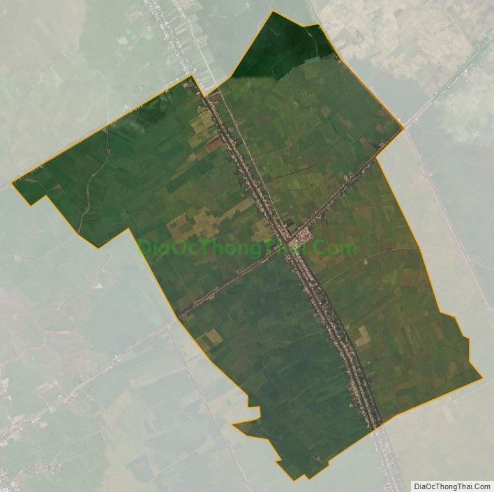 Bản đồ vệ tinh xã Phú Long, huyện Phú Tân