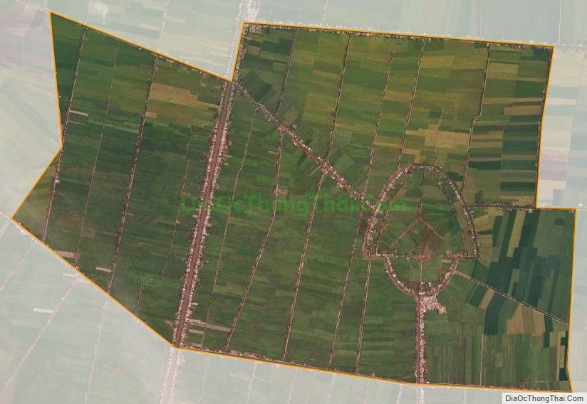 Bản đồ vệ tinh xã An Bình, huyện Thoại Sơn