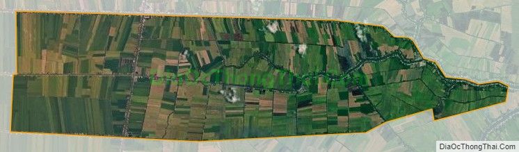 Bản đồ vệ tinh xã Vĩnh Phú, huyện Thoại Sơn