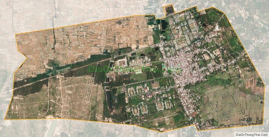 Bản đồ vệ tinh Thị trấn Chi Lăng, huyện Tịnh Biên