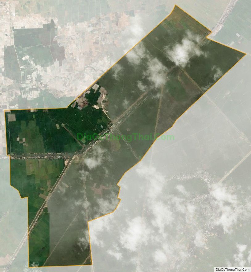 Bản đồ vệ tinh xã Lạc Quới, huyện Tri Tôn