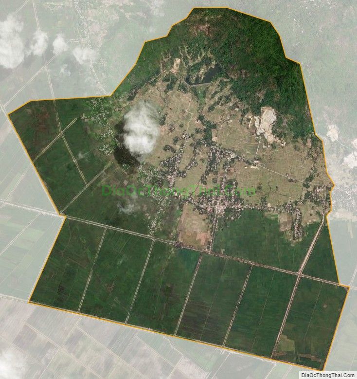 Bản đồ vệ tinh xã Ô Lâm, huyện Tri Tôn