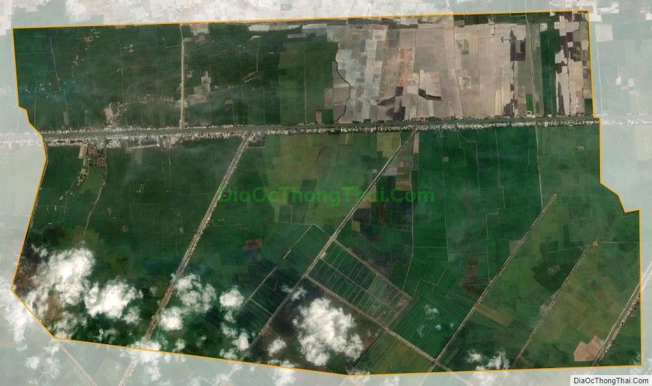 Bản đồ vệ tinh xã Vĩnh Gia, huyện Tri Tôn