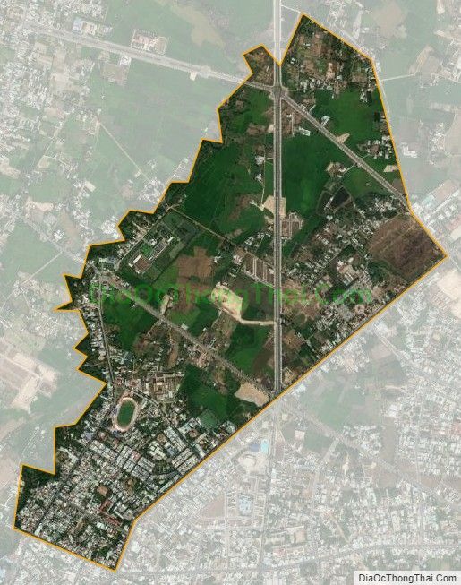Bản đồ vệ tinh phường Phước Hưng, thành phố Bà Rịa