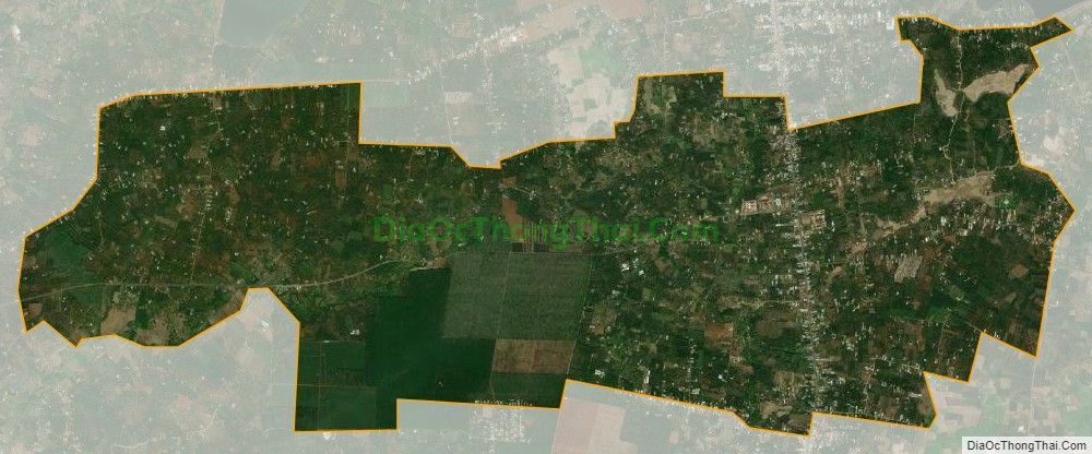 Bản đồ vệ tinh xã Bàu Chinh, huyện Châu Đức