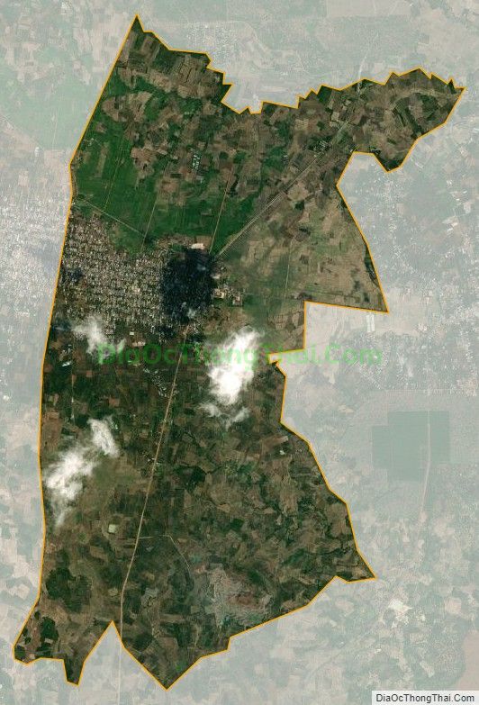Bản đồ vệ tinh xã Bình Trung, huyện Châu Đức