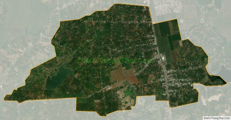 Bản đồ vệ tinh xã Kim Long, huyện Châu Đức