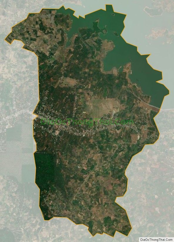 Bản đồ vệ tinh xã Sơn Bình, huyện Châu Đức
