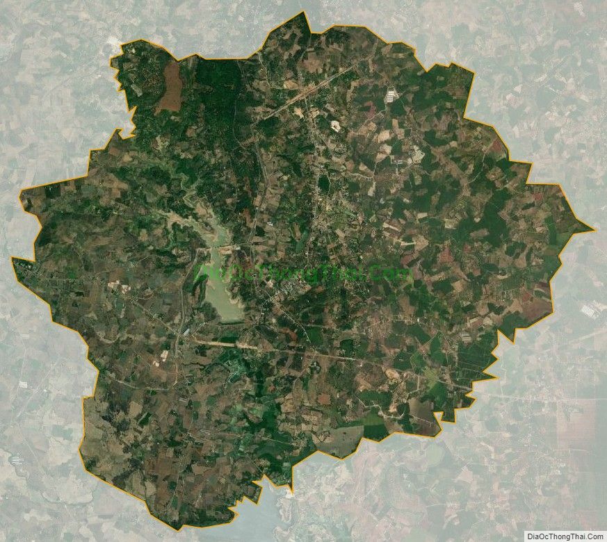 Bản đồ vệ tinh xã Suối Rao, huyện Châu Đức