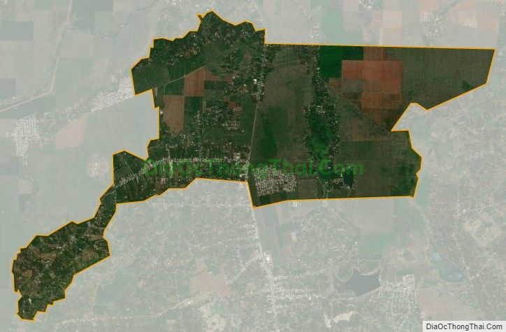 Bản đồ vệ tinh xã Xà Bang, huyện Châu Đức