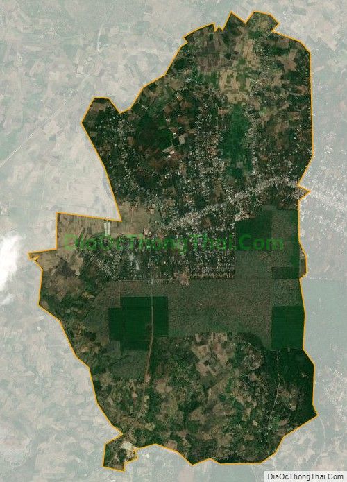 Bản đồ vệ tinh xã Xuân Sơn, huyện Châu Đức