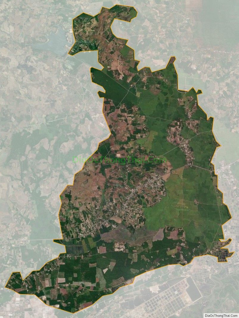 Bản đồ vệ tinh xã Láng Dài, huyện Đất Đỏ