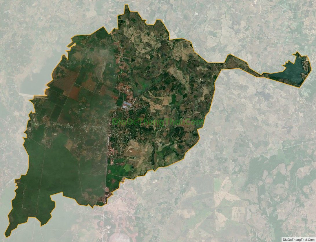 Bản đồ vệ tinh xã Long Tân, huyện Đất Đỏ