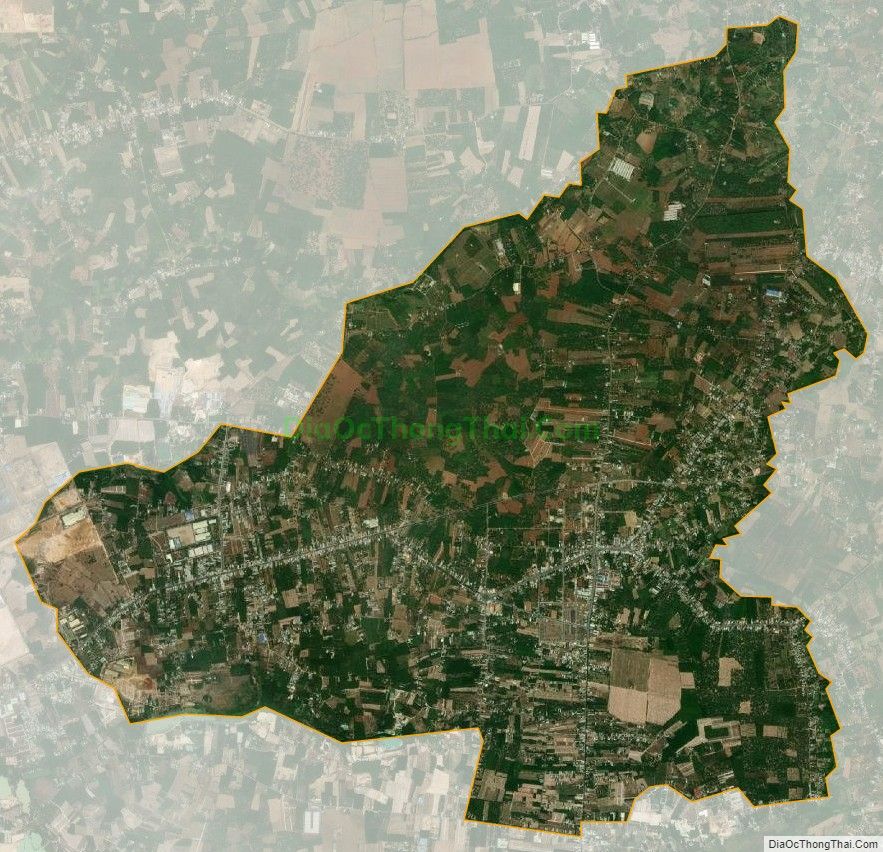 Bản đồ vệ tinh phường Hắc Dịch, thị xã Phú Mỹ