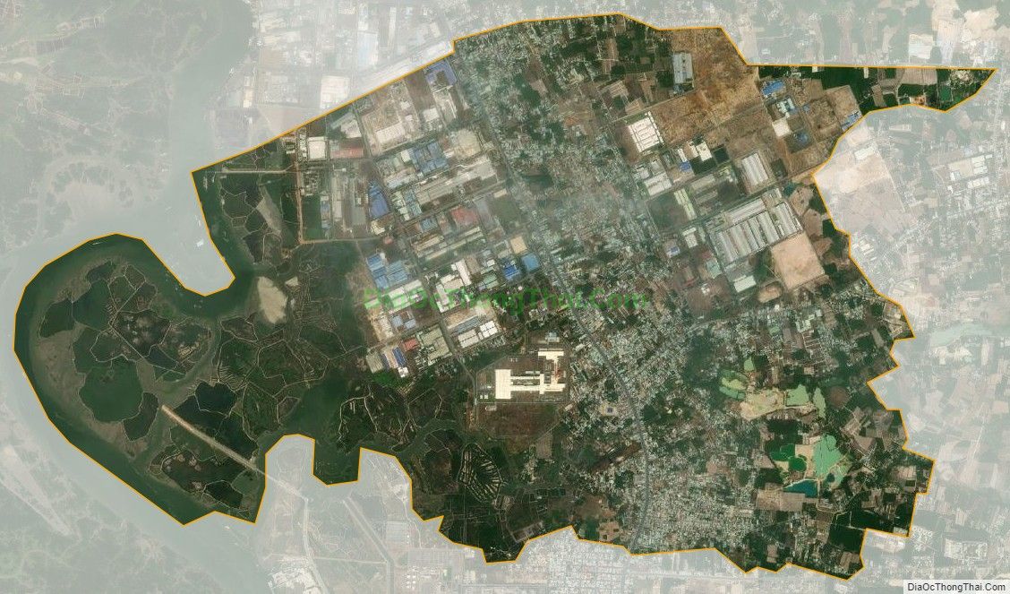 Bản đồ vệ tinh phường Mỹ Xuân, thị xã Phú Mỹ