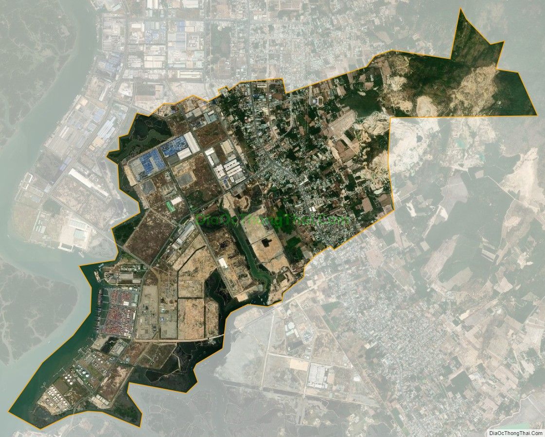 Bản đồ vệ tinh phường Tân Phước, thị xã Phú Mỹ