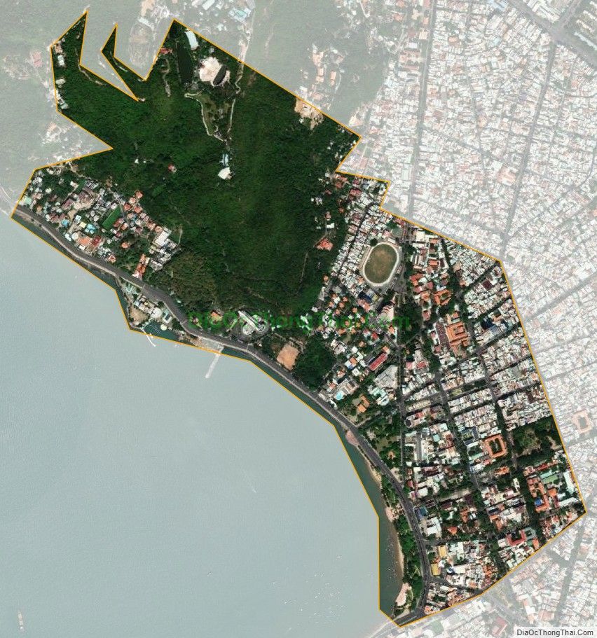 Bản đồ vệ tinh Phường 1, thành phố Vũng Tàu