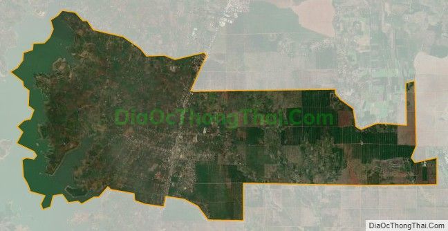 Bản đồ vệ tinh xã Bàu Lâm, huyện Xuyên Mộc