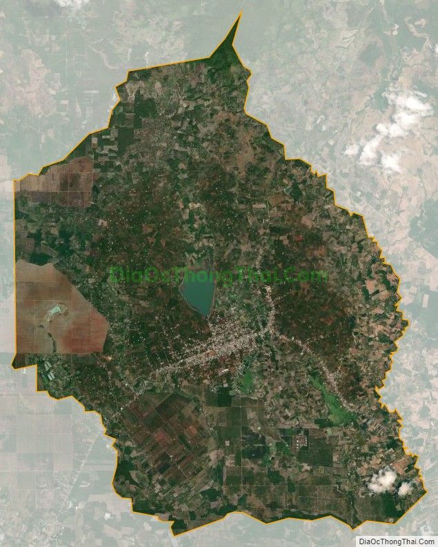 Bản đồ vệ tinh xã Hòa Hiệp, huyện Xuyên Mộc