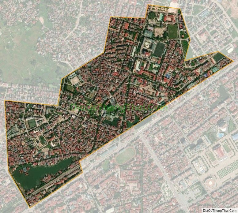 Bản đồ vệ tinh phường Trần Nguyên Hãn, thành phố Bắc Giang