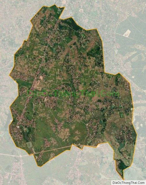 Bản đồ vệ tinh xã Bắc Lý, huyện Hiệp Hòa