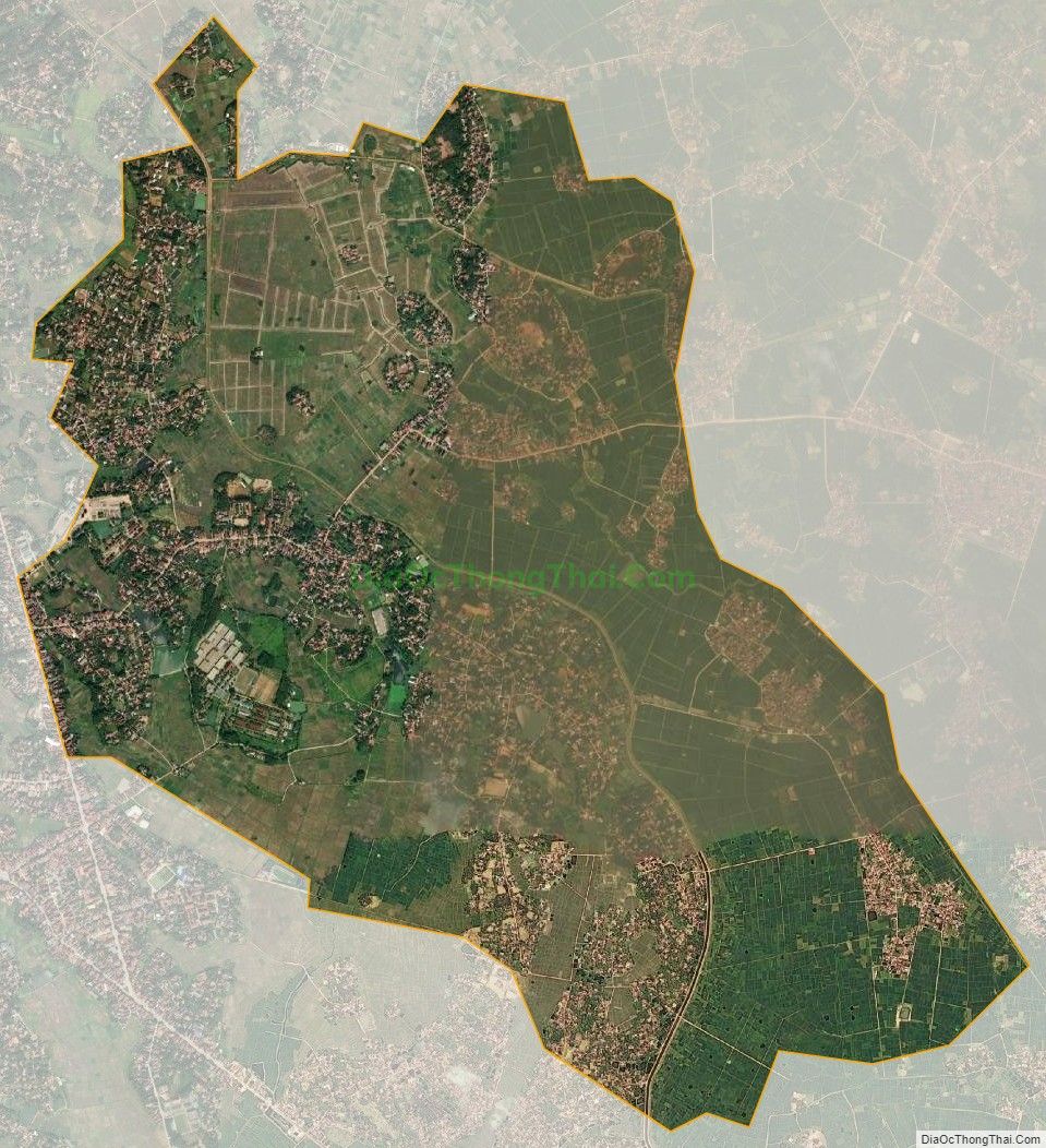 Bản đồ vệ tinh xã Ngọc Sơn, huyện Hiệp Hòa