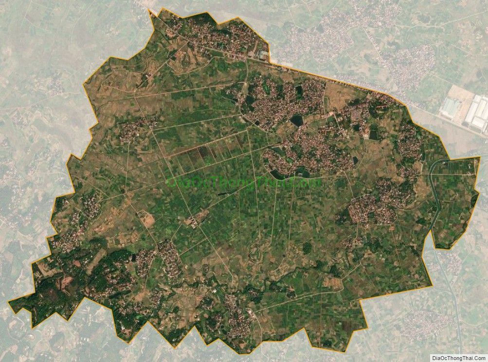Bản đồ vệ tinh xã An Hà, huyện Lạng Giang