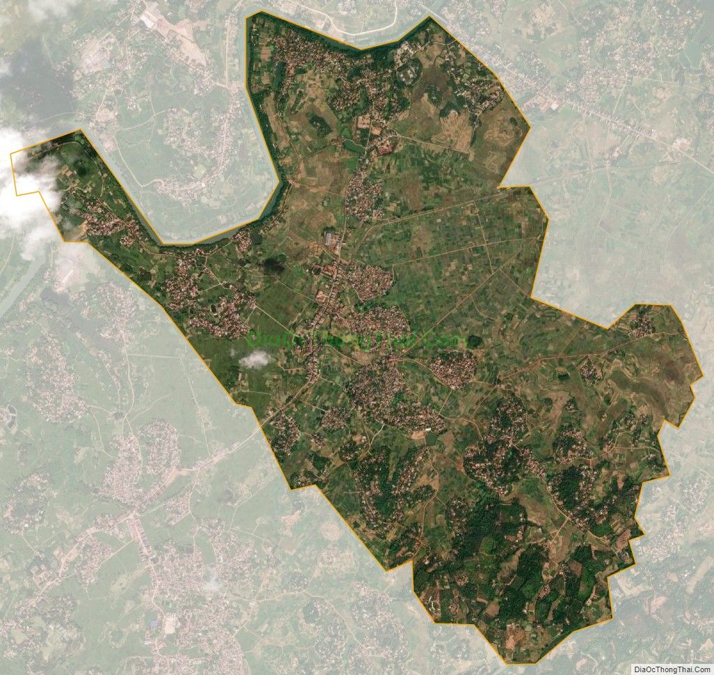 Bản đồ vệ tinh xã Đào Mỹ, huyện Lạng Giang