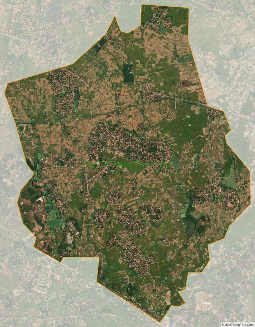 Bản đồ vệ tinh xã Bảo Đài, huyện Lục Nam