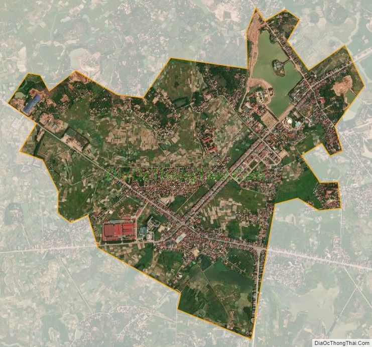 Bản đồ vệ tinh Thị trấn Đồi Ngô, huyện Lục Nam