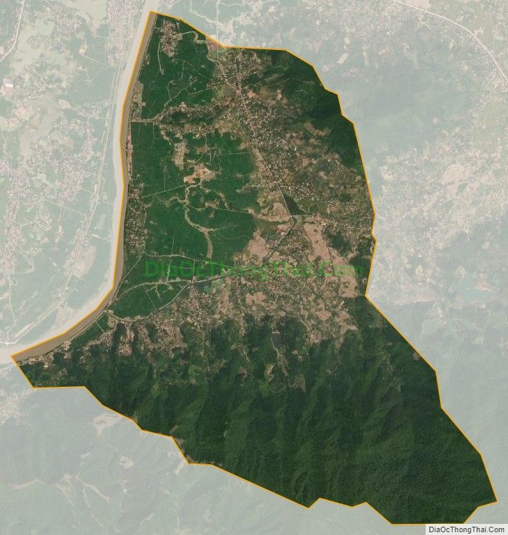 Bản đồ vệ tinh xã Huyền Sơn, huyện Lục Nam