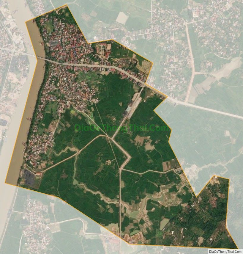Bản đồ vệ tinh Thị trấn Lục Nam (cũ), huyện Lục Nam