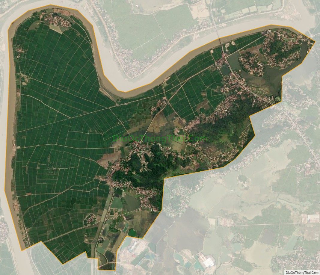 Bản đồ vệ tinh xã Vũ Xá, huyện Lục Nam