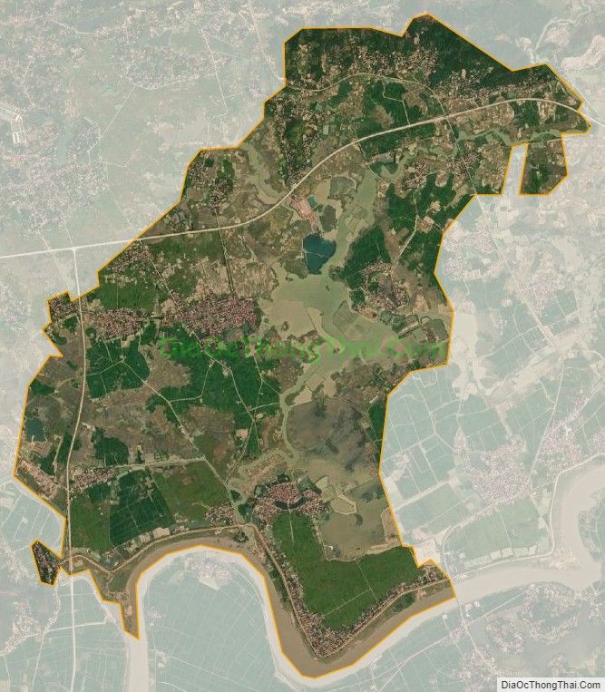 Bản đồ vệ tinh xã Yên Sơn, huyện Lục Nam