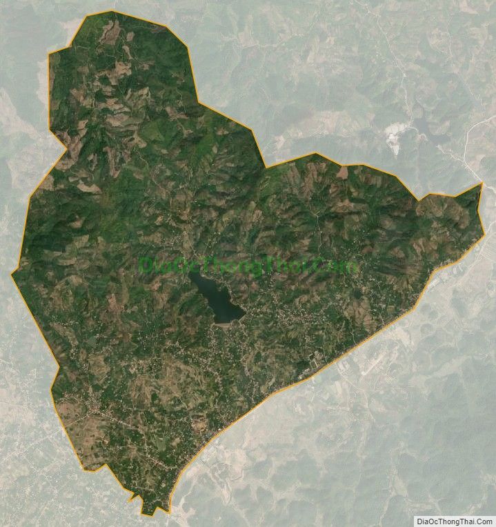 Bản đồ vệ tinh xã Biên Sơn, huyện Lục Ngạn
