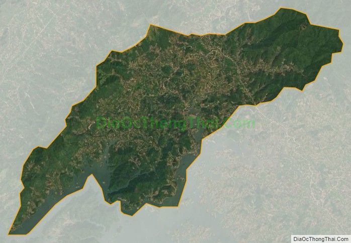 Bản đồ vệ tinh xã Cấm Sơn, huyện Lục Ngạn