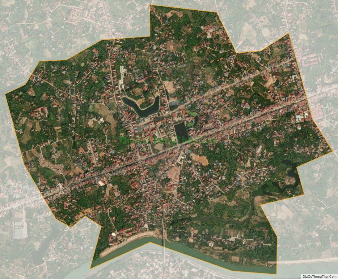 Bản đồ vệ tinh Thị trấn Chũ, huyện Lục Ngạn