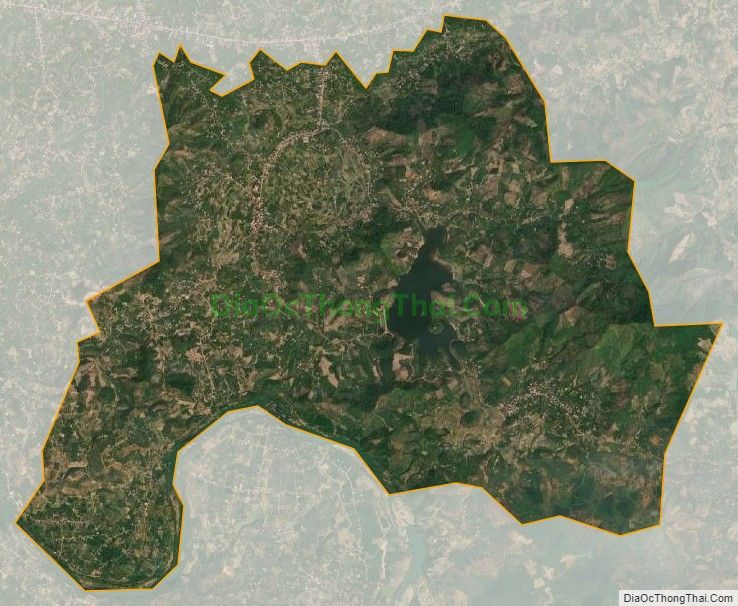 Bản đồ vệ tinh xã Đồng Cốc, huyện Lục Ngạn