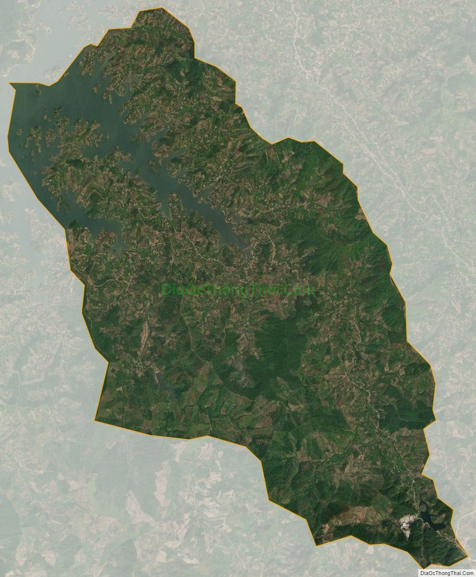 Bản đồ vệ tinh xã Hộ Đáp, huyện Lục Ngạn