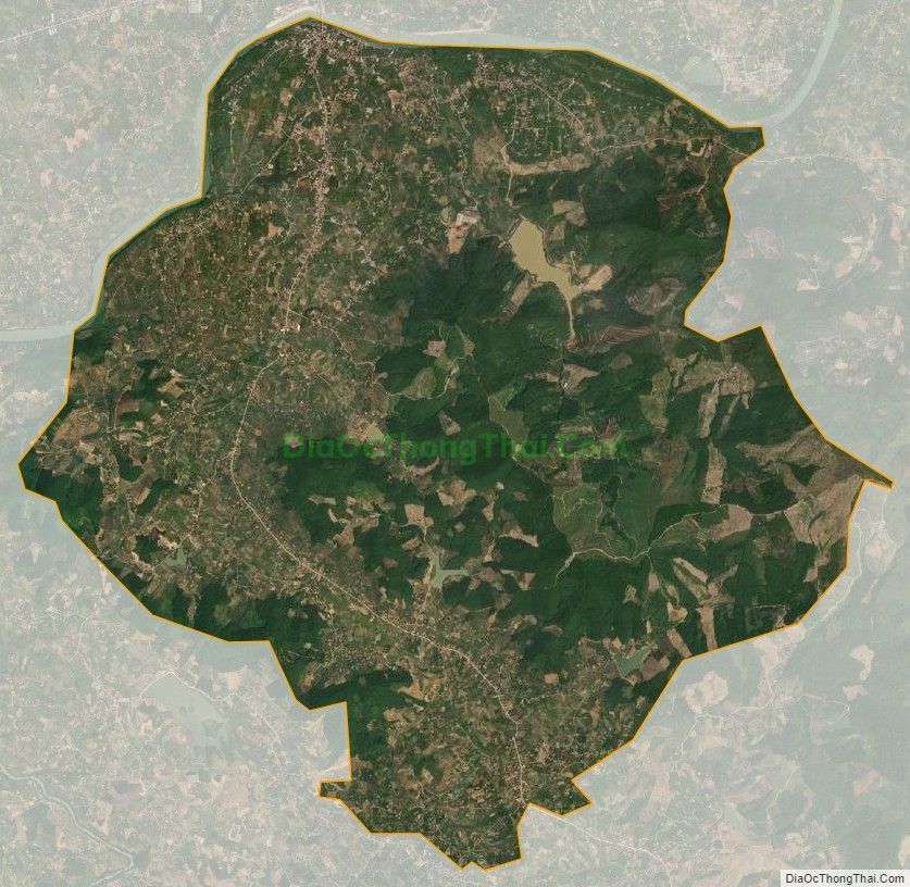 Bản đồ vệ tinh xã Nam Dương, huyện Lục Ngạn