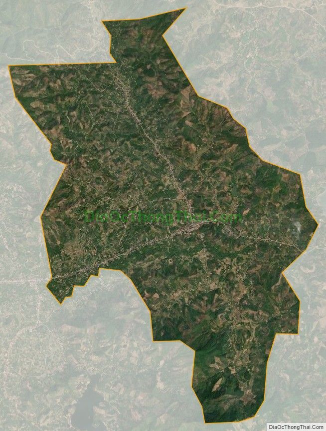 Bản đồ vệ tinh xã Tân Hoa, huyện Lục Ngạn