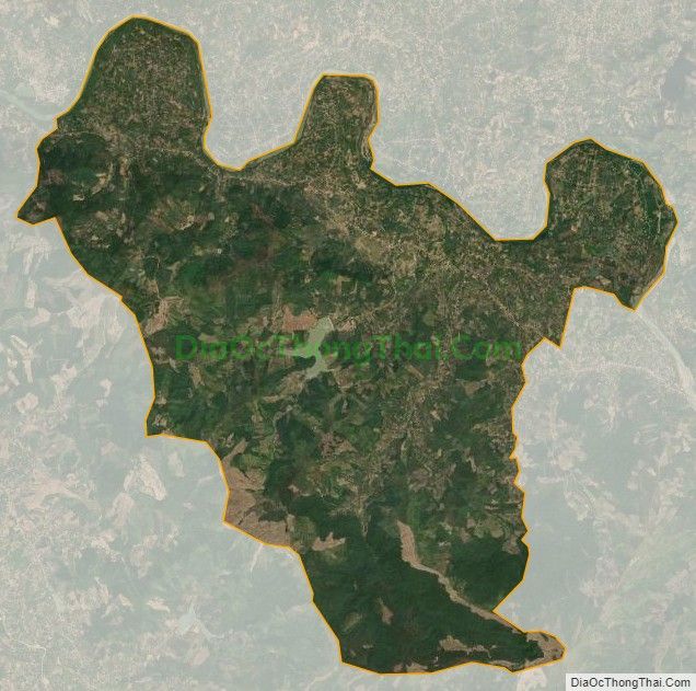Bản đồ vệ tinh xã Tân Lập, huyện Lục Ngạn