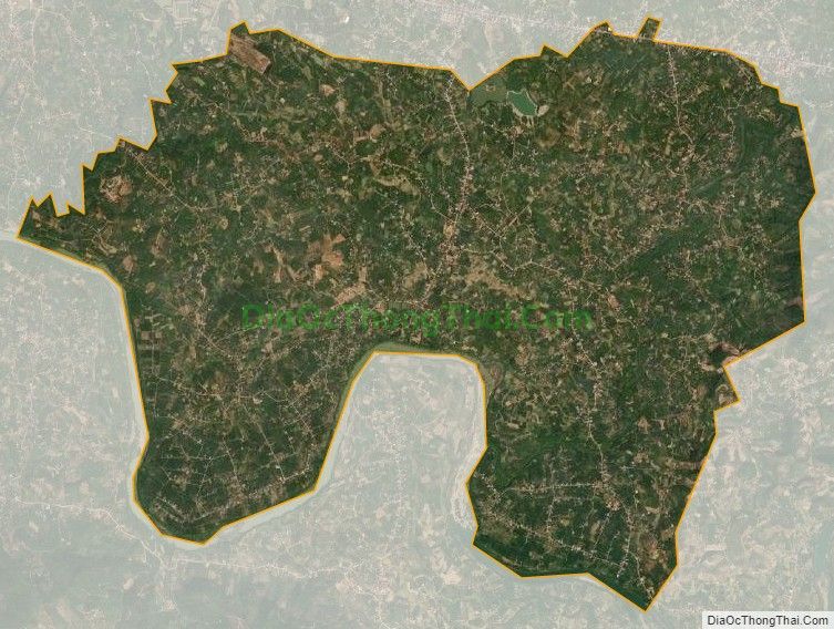 Bản đồ vệ tinh xã Tân Quang, huyện Lục Ngạn