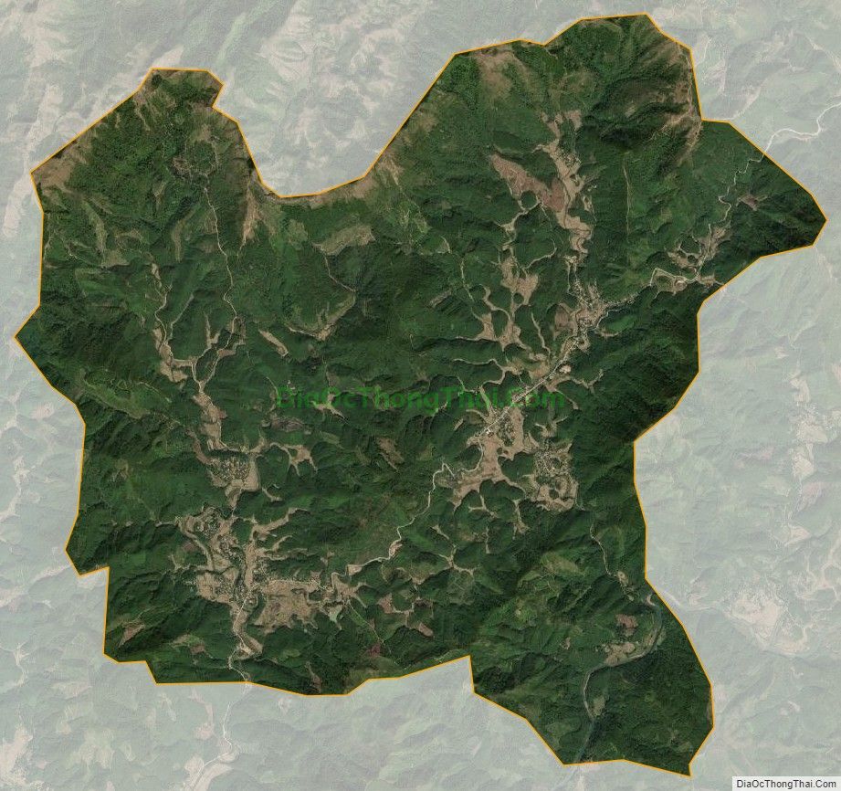 Bản đồ vệ tinh xã Hữu Sản, huyện Sơn Động